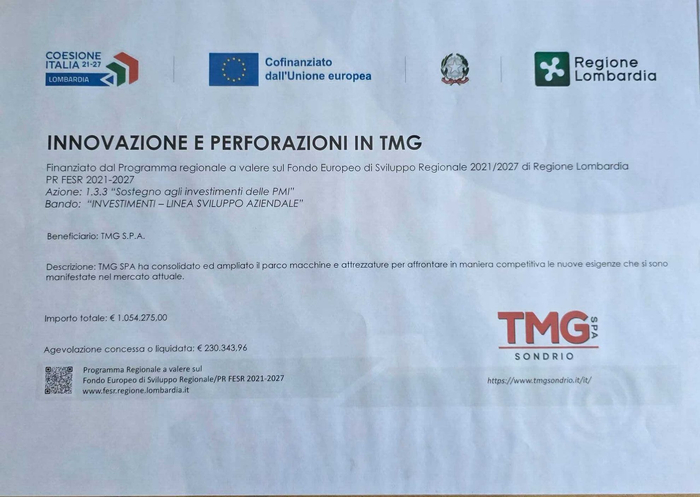 FINANZIAMENTI REGIONE LOMBARDIA